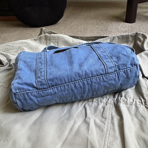 New LIGHT INDIGO DENIM Tote Bag Shoulder Bag👜 - Picture 6 of 7